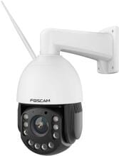 Foscam SD4H 4 MP Dualband WLAN PTZ Dome Überwachungskamera mit 18-fachem optischem Zoom, Personen- und Fahrzeugerkennung, weiß (SD4H weiß)