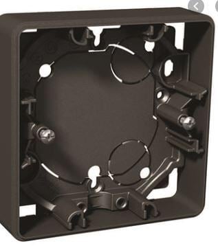 Elso WDE003351 Aufputz Gehäuse, 1-fach, Höhe 21mm, Exxact, anthrazit