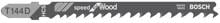 Bosch T144D Stichsägeblätter für Holz, grau (2608630040)