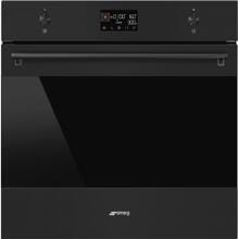 Smeg SO6302M2N Einbaubackofen mit Mikrowellenfunktion, 59,7 cm breit, 68 L, Vapor Clean, schwarz