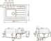 Schock Grando M-100-M Granitspülenmodul mit Ablauffernbedienung, Cristadur