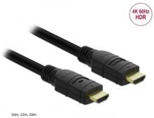 Delock Aktives HDMI Kabel, 4K, 60Hz, schwarz