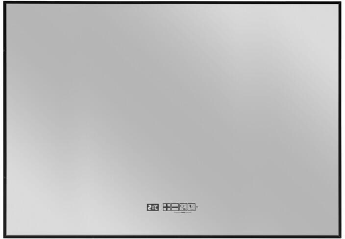 Eurom Sani Mirror Infrarotheizung Spiegel, LED, wifi 600, schwarz (350739)