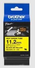 Brother HSE-631E Schrumpfschlauch schwarz/gelb, 11,2mm, 1,5m (HSE631E)
