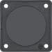 Berker 945162510 Blindverschluss, Integro Modul-Einsätze, Integro Design Flow, schwarz glänzend