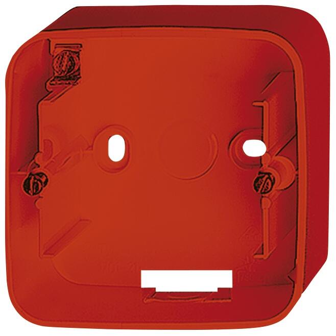 Busch-Jaeger 1701-217-101 Aufputz-Gehäuse, Reflex Si, 1-fach Gehäuse, rot (2CKA001799A0997)