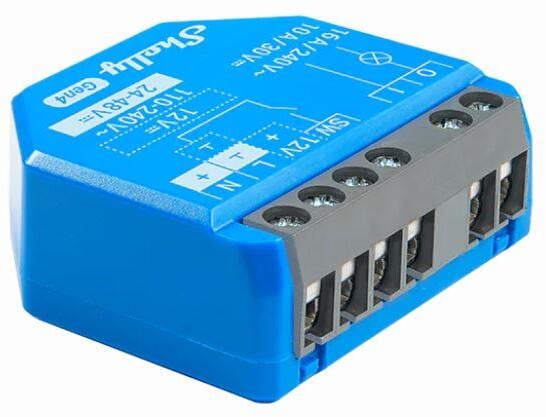 Shelly 1 Gen4 Relais, Schalter, WLAN, Bluetooth, Zigbee (Shelly_1_Gen4)