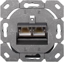 Assmann DN-9005-N DIGITUS CAT 6 Datendose, 2x RJ45 8(8), Unterputz, Metalldruckguss-Gehäuse, weiß (DN-9005-N)