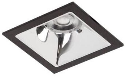 Brumberg Apollo Mini LED-Einbaudownlight, 230 V AC, 50 Hz, 4.000 K, 10,5 W, 55°, CRI > 90, quadratisch, schwarz (40642184DA)