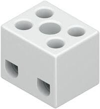 Kleinhuis 118.G Anschlussklemme 1,0-6,0 mm² Porzellan (12-18.G), weiß