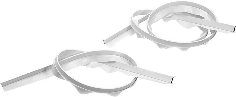 Bosch Siemens 23001181 Leiste, Magnetkeder Set für 19mm Möbel Seitenwände, Keder 1x1410 mm und 1x911mm mag