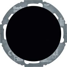 Berker 29442045 Universal-Drehdimmer mit Zentralstück (R, L, C, LED), Serie R.classic, schwarz glänzend