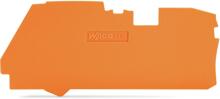 Wago 2116-1292 Abschluss- und Zwischenplatte 1 mm dickm orange