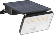 Beneito Faure Sky Solar Sensor LED-Leuchte, IP65, 115º, 1600lm, 4000K, PIR-Sensor, schwarz (BF5573)