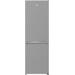 Beko RCSA270K40SN Stand Kühl-Gefrierkombination, 54 cm breit, 262 L, Gefrierfach unten, silber/grau