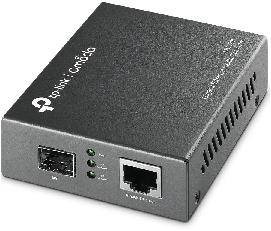 TP-Link Omada Gigabit SFP Media Converter (MC220L)