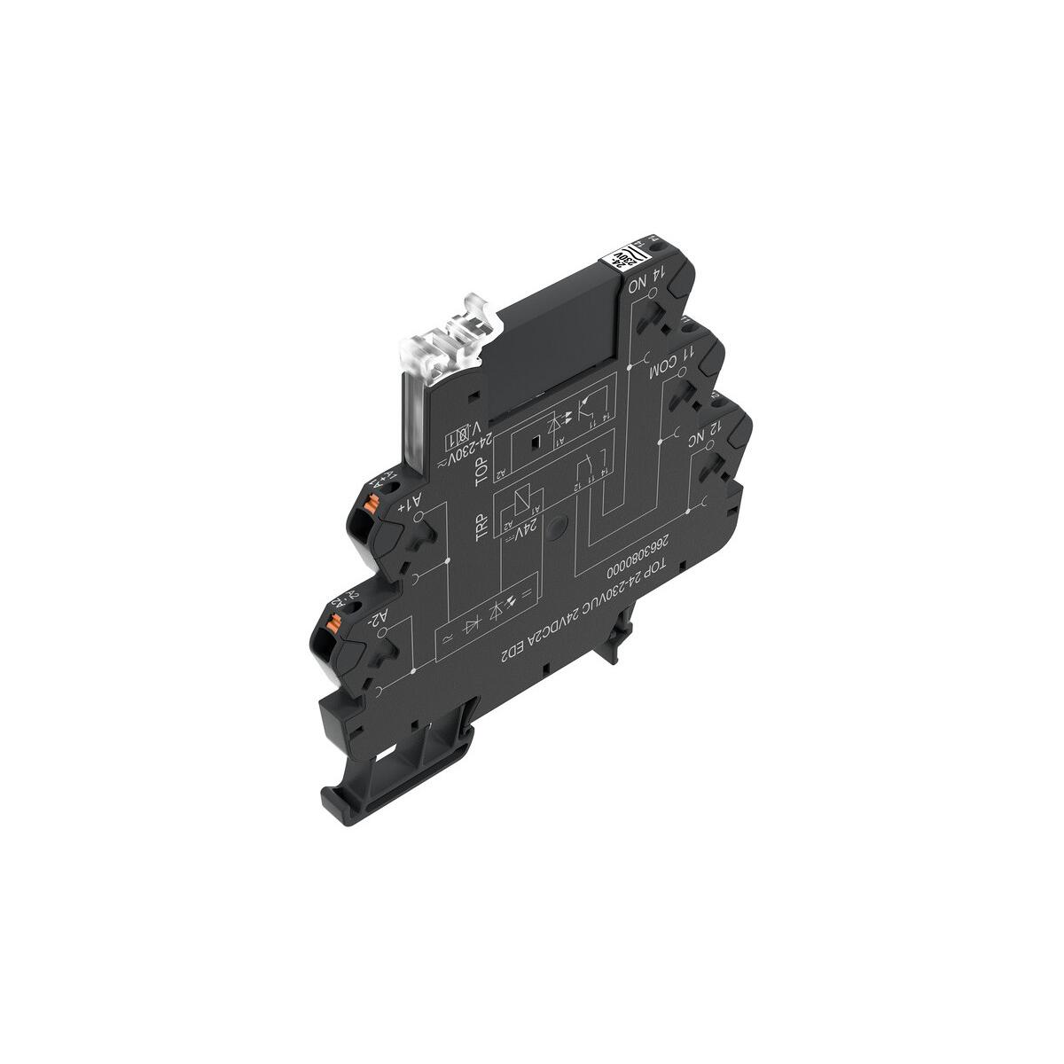 Weidmüller TOP 24-230VUC 230VAC1A ED2 Halbleiterrelais TERMSERIES, 24...230 V UC ±10 % , 24...240 V AC, 1 A, PUSH IN (2663090000)