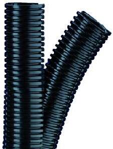 Flexa ROHRflex-Duo PA 6 Kunststoff-Wellschlauch, zweiteilig, schwarz AD10,0 (0269202006), 50m