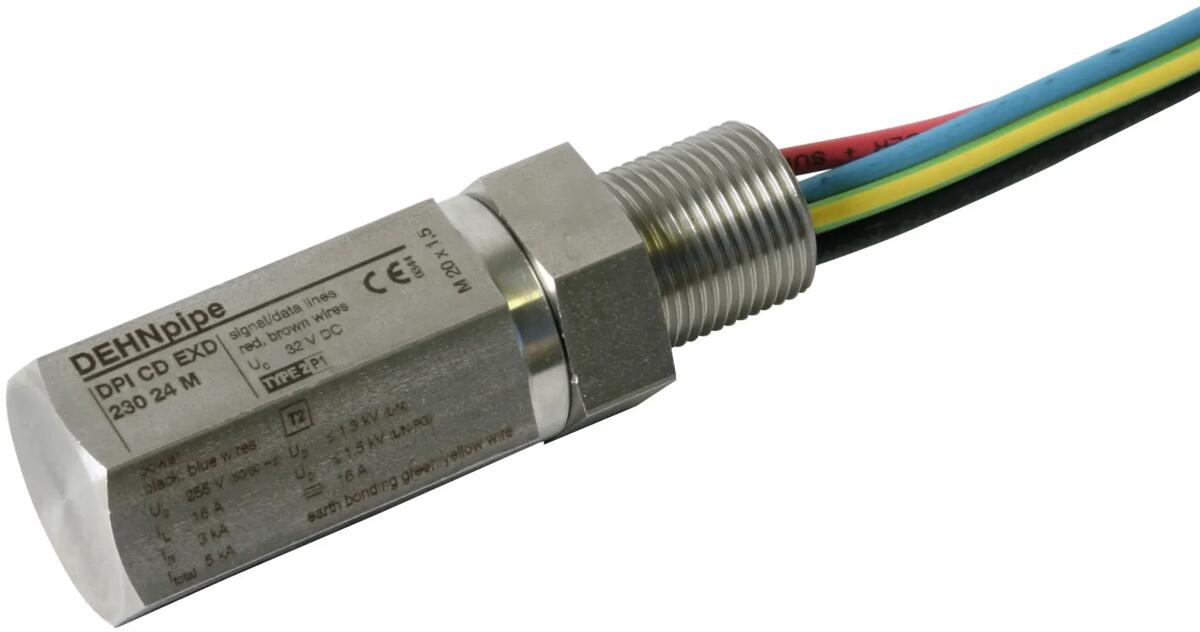 Dehn DPI CD EXD 230 24 M Überspannungsableiter DEHNpipe Ex (d) mit M20x1,5 Aussengewinde (929969)