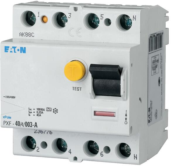 Eaton FRCDM-40/4/03-G/BFQ digitaler Allstrom FI-Schalter 40A, 4-Polig, 300mA ,Typ G/BFQ (167905)