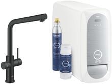 GROHE Blue Home L-Auslauf Starter Kit, black velvet (31454KS1)