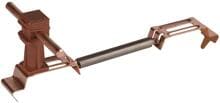 Dehn DLH SS 8 H36 FG180.280 BR CU Dachleitungshalter, SPANNsnap, Cu/K-braun, H 36mm, für rund 8mm, Spannbereich 180-280mm, Kupfer (204247)