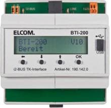 Elcom BTI-200 TK Schnittstelle REG, i2 Audio, lichtgrau