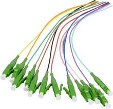 EFB-Elektronik Faserpigtail-Set, LC/APC OS2, G652D-farbig, 2m, 12 Stück (O0482.2)