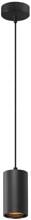 SLV ASTO TUBE Pendelleuchte, GU10, Pendellänge 250 cm, 1x max. 10 W, schwarz (1006431)