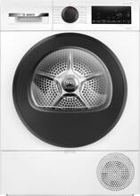 Bosch WQG243D41 Serie 6 9kg Wärmepumpentrockner, 60 cm breit, Nachlegefunktion, LED-Programmablaufanzeige, Verflusungsanzeige, weiß