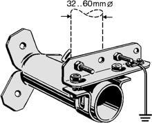 Kathrein ZTI01, Mast-Abstandhalter 32-60 mm