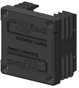 SL Rack Kunststoff-Endkappe RAIL 40, 40x40, schwarz (94640-05)