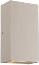 Nordlux Rold Flat Wandleuchte, LED-Module, IP54, 350lm, 10,5W, sandfarbig (84151008)