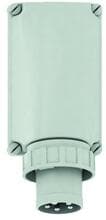 Bals Wandgerätestecker, 125A, 5p, >50V, 1h, IP67, grau (24241)