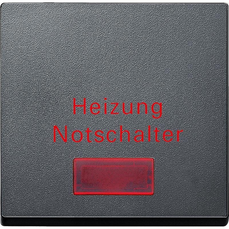 Merten MEG3327-0414 Wippe für Heizungs-Notschalter, anthrazit matt, System M
