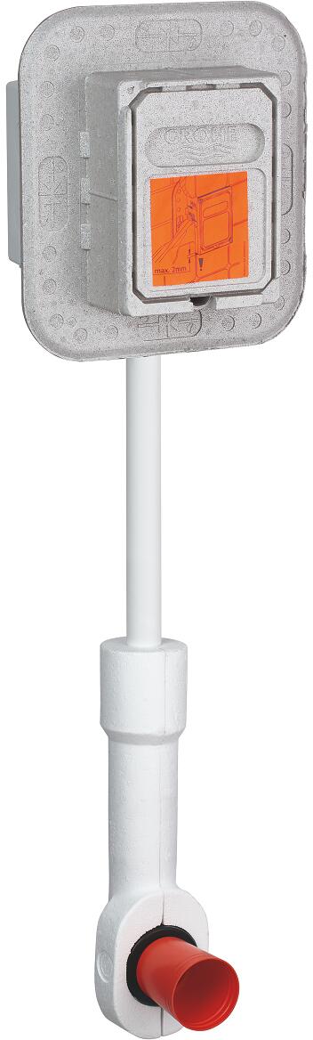 GROHE Druckspüler für WC, Wandeinbau, DN 20, mit Anschluss für Magnetventil (37048000)