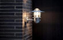 Nordlux Agger Sensor Wandleuchte, E27, IP54, 60W, verzinkt (74501031)