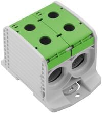 Weidmüller WPD 233 2X300/2X300 GN Potentialverteilerklemme, Schraubanschluss, 300qmm, 520A, 1000V, 4 Anschlüsse, grün (2502920000)