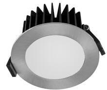 EVN SOLIDO 85 LED Deckeneinbauleuchte, rund, 10W, IP54, 220-240V, PHASE dimmbar, Ø103mm, extrem breitstrahlend >80°