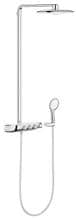 GROHE Rainshower System SmartControl Duo 360, Duschsystem mit Thermostat, moon white (26250LS0)