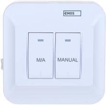 EMOS P56211 GoSmart Raumthermostat mit WiFi, programmierbar, kabellos, weiß (2101900001)