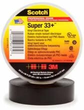 3M ScotchSuper33+ 19x20 Vinyl Elektro-Isolierband, schwarz, 19 mm x 20 m, 0,18 mm (80611207012)