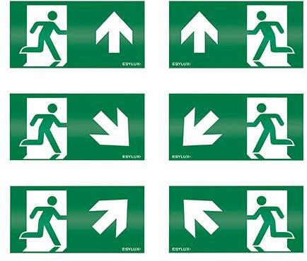 Esylux SLC SYMBOL SET ALTERNATIVE Piktogramm-Satz der Serie SLC, 25 m Erkennungsweite (EN10031694)