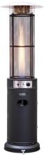 Eurom Flameheater Round 11000 DE, Gas-Terrassenheizung, 11kW, 50mbar, 25–50m², Kippschutz, Metall, schwarz (324365)