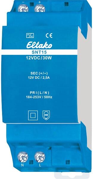 Eltako SNT15-12VDC/30W Schaltnetzteil, 12V DC (20000167)