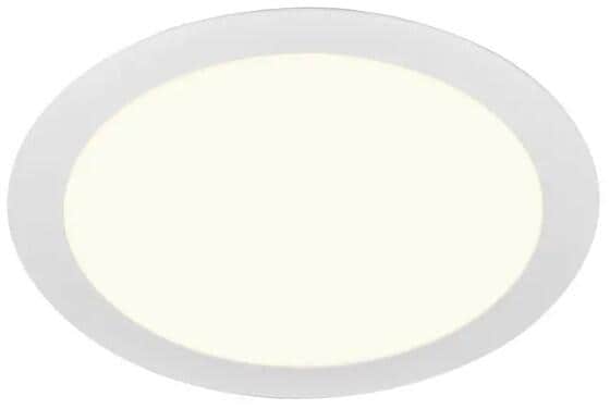 SLV SENSER 24 Indoor LED Deckeneinbauleuchte, rund, 4000K, weiß (1004696)