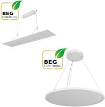 EVN OFFICIUM SWING LED Pendelleuchte, 220-240V, IP40, 3000K, 4000K, DALI, weiß