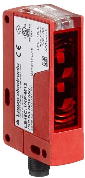 Leuze HT46C/4P-M12 Taster Hintergrundausblendung, LED rot, 4 -polig, 250 Hz, Kunststoff (50127048)