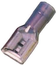 Intercable ICIQ268FHVI vollisolierte Flachsteckhülse, 1,5-2,5mm², 6,3x0,8mm, blau, 100 Stück (180897)