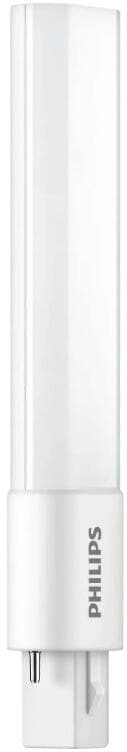 Philips CorePro LED PLS 5W 840 2P G23 Leuchtmittel, LED, PL-S, KVG/VVG/220-240V, 144 mm, 5 W, 9/11W PL-S, 4000 K, 550 lm, CRI 82, 30000 Stunden (28660